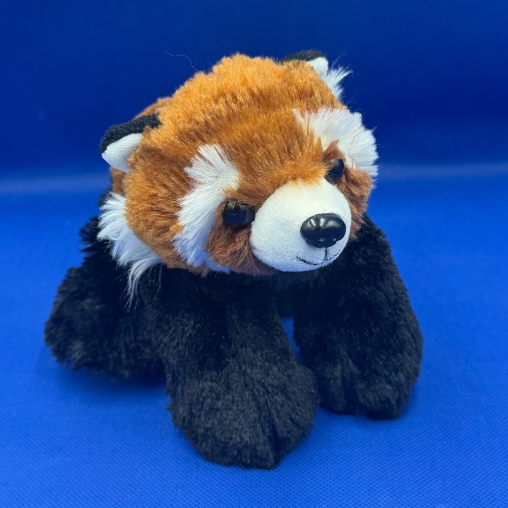 Wild Republic Red Panda Plush Stuffed Animal 8" w/ tail 13" Nature Zoo Decor Fox